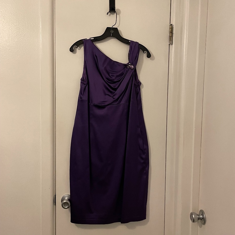 David Meister size 10 purple dress